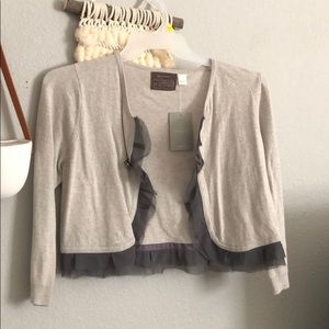 NWT Anthropologie Bolero Sweater
